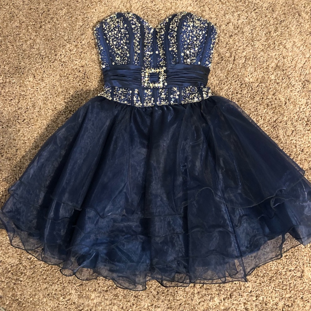 Strapless Homecoming Dress